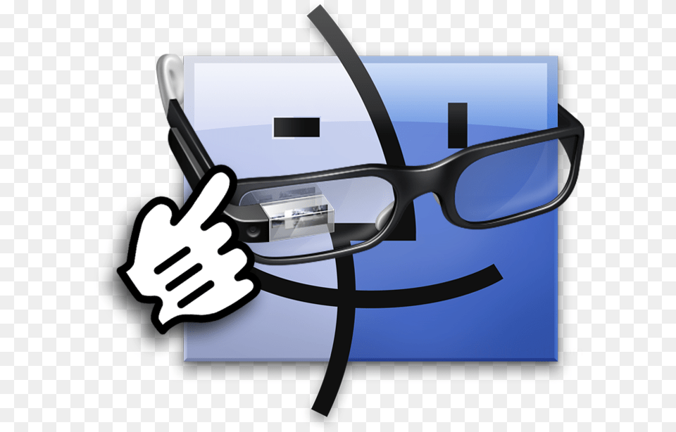 Finder Showing Off Wearing A Pair Of Google Glass Communication, Accessories, Glasses, Cleaning, Person Free Transparent Png