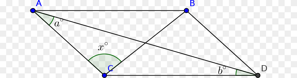 Finding Angles In A Parallelogram Without Trigonometry Parallelogram Without Right Angles Free Transparent Png