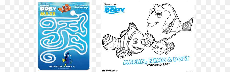 Finding Dory Coloring Pages Finding Dory Colouring Pages, Animal, Fish, Sea Life, Face Png
