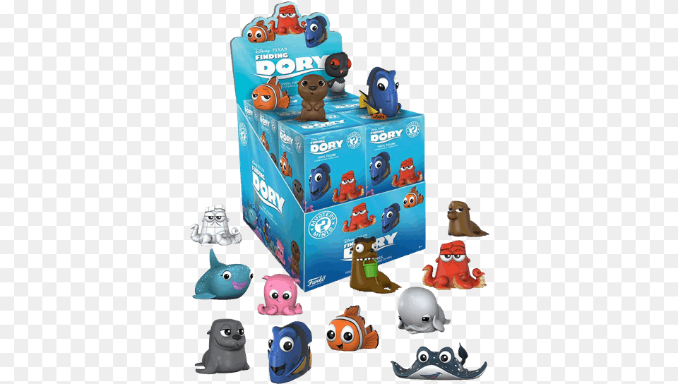 Finding Dory Funko Mystery Minis, Plush, Toy, Baby, Person Png