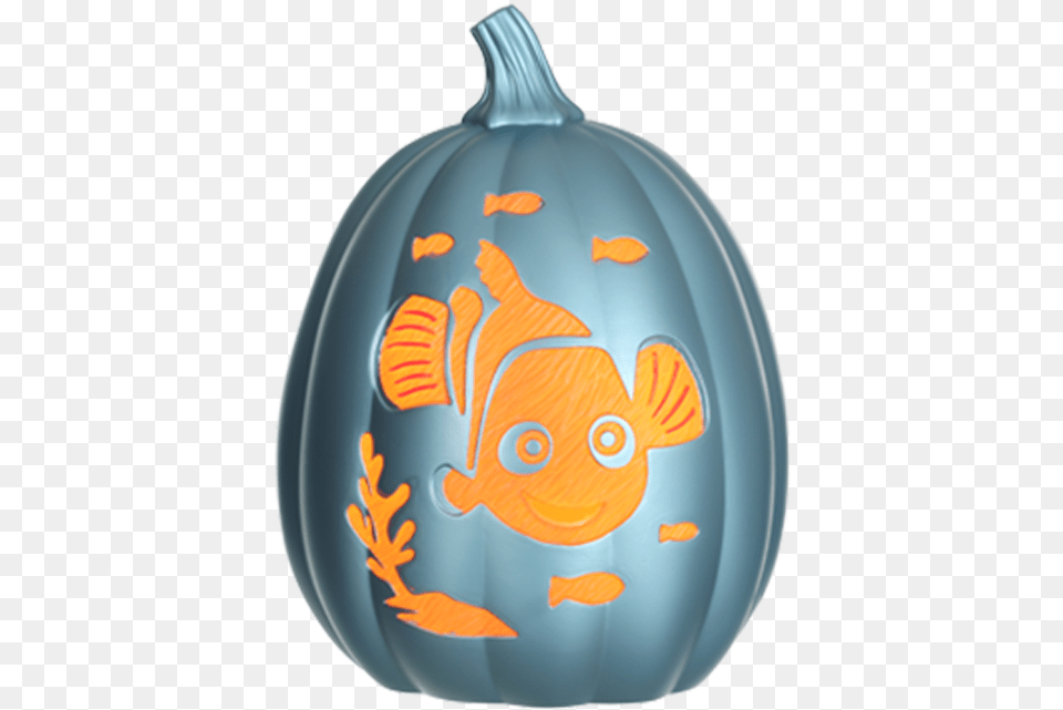 Finding Dory Painting Disney Pumpkin Design, Food, Plant, Produce, Vegetable Png