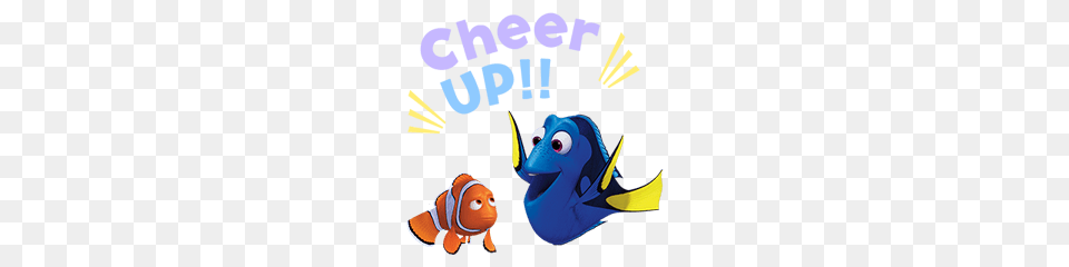 Finding Dory Stickers, Animal, Fish, Sea Life, Shark Png Image