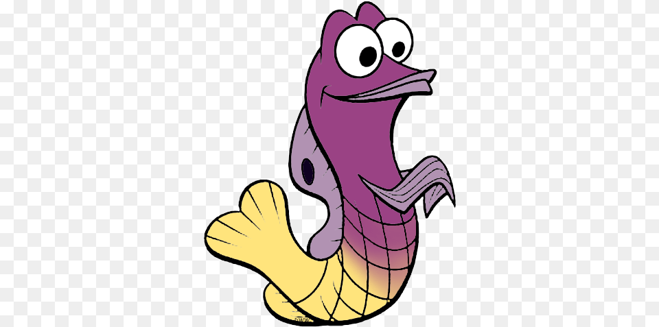 Finding Nemo Gurgle Coloring, Baby, Person, Animal Png Image