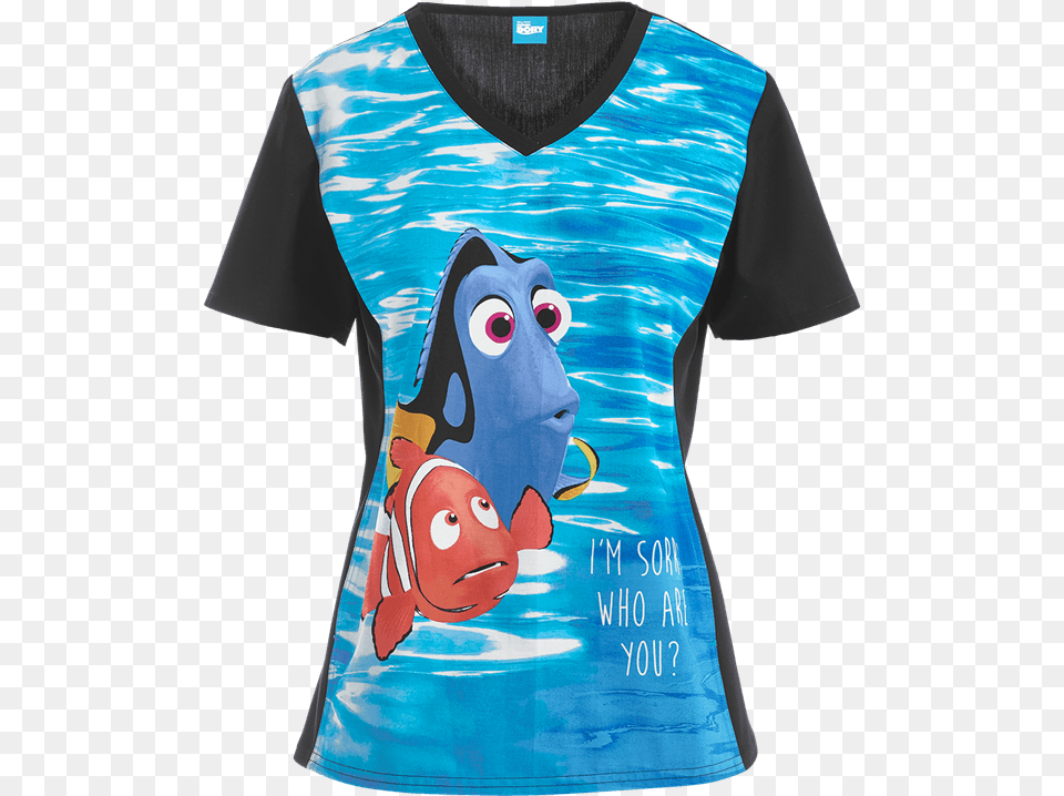 Finding Nemo Scrubs, Clothing, Shirt, T-shirt, Person Free Transparent Png