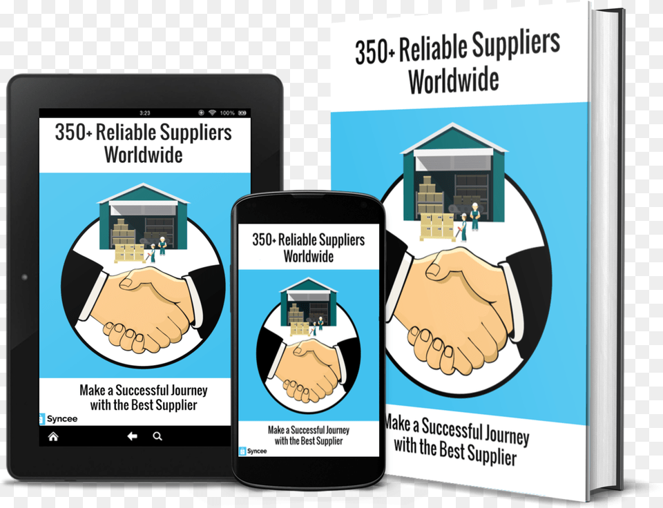 Finding Your Supplier Is One Of The Most Difficult Illustration, Computer, Electronics, Tablet Computer, Person Free Png Download