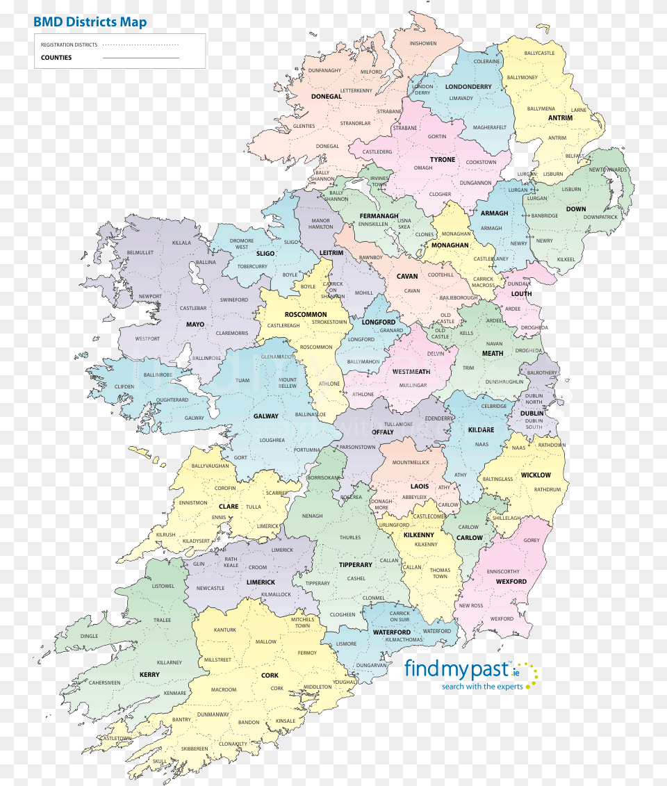 Findmypast Civil Registration Districts Map, Atlas, Chart, Diagram, Plot Png Image