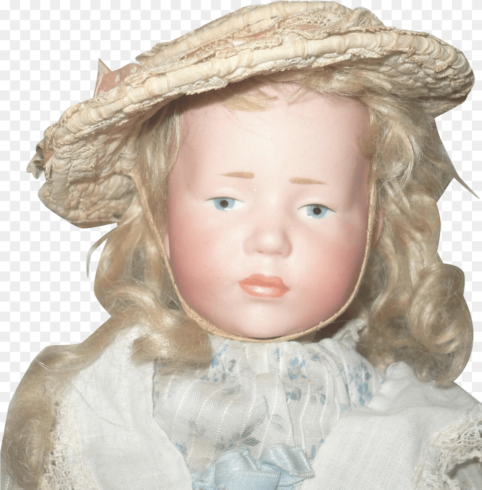 Fine 13 Inch Kammer Reinhardt 101 Marie Character Girl Doll, Bonnet, Clothing, Hat, Baby Free Png