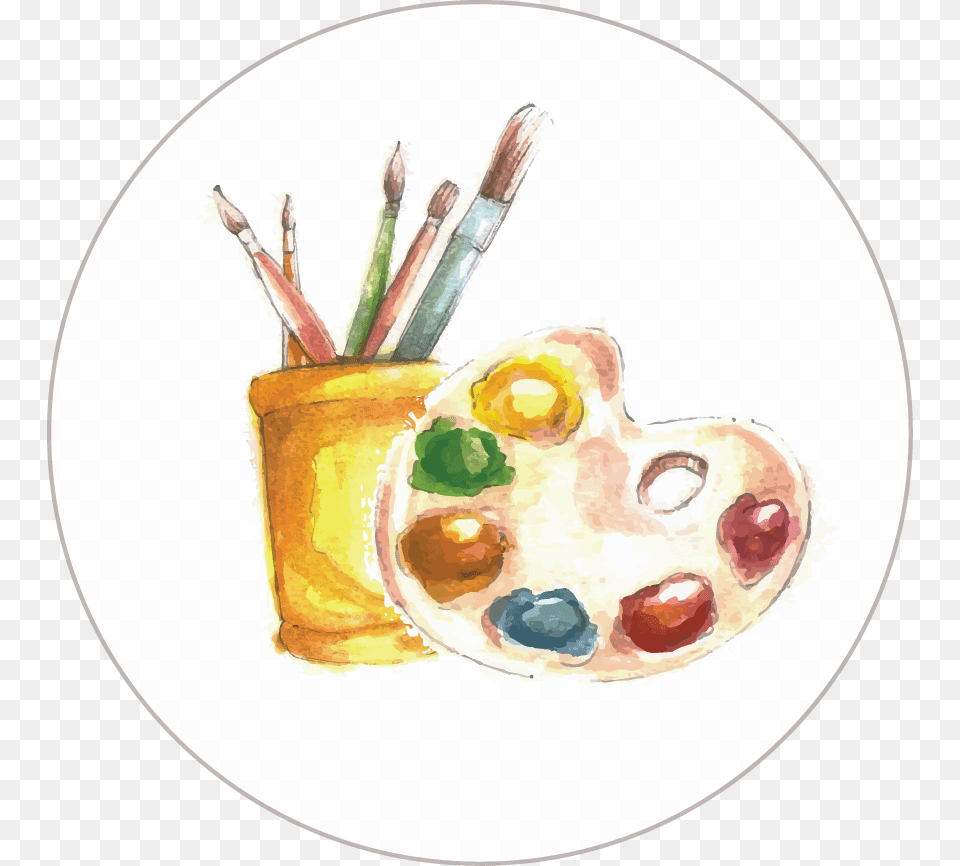 Fine Art Guided By Capa Kid39s Fine Art Teachers Art, Paint Container, Painting, Palette, Brush Png