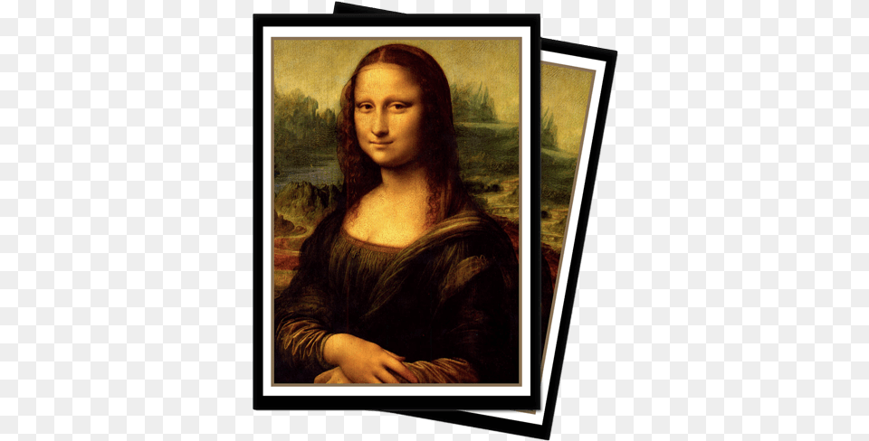 Fine Art Sleeves Mona Lisa Standard Deck Protector Mona Lisa, Adult, Portrait, Photography, Person Free Transparent Png
