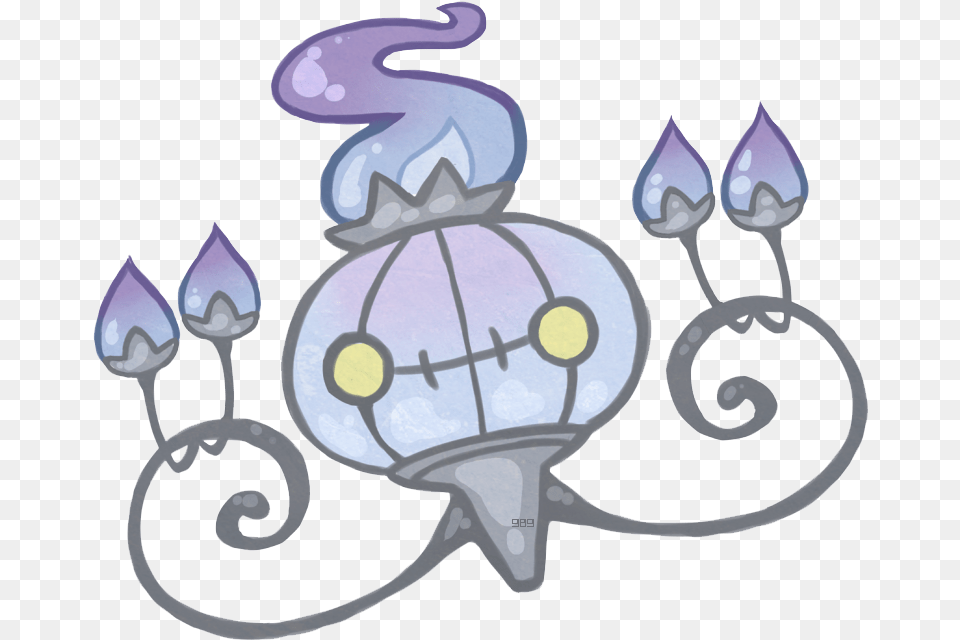 Fine Chandelure Fire Blast, Lamp, Chandelier Free Transparent Png