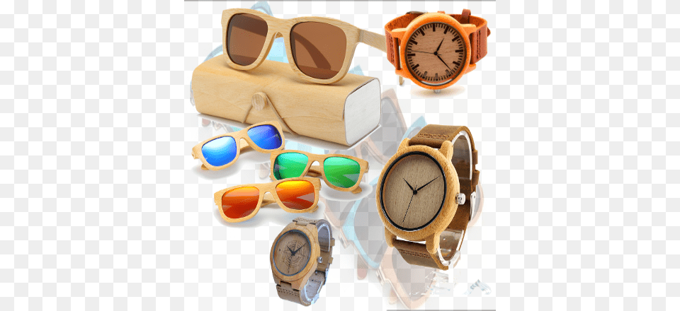 Fine Print Bobo Bird Bamboo Watch Leather Strap, Accessories, Arm, Body Part, Person Free Png