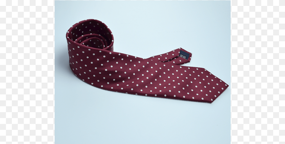 Fine Silk Spotted Tie With White Polka Dot Spots On Necktie, Accessories, Formal Wear, Smoke Pipe Free Png