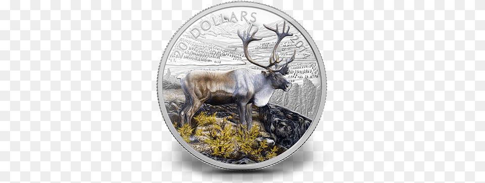 Fine Silver Coin Coins Of Canada Book, Animal, Antelope, Deer, Mammal Free Transparent Png