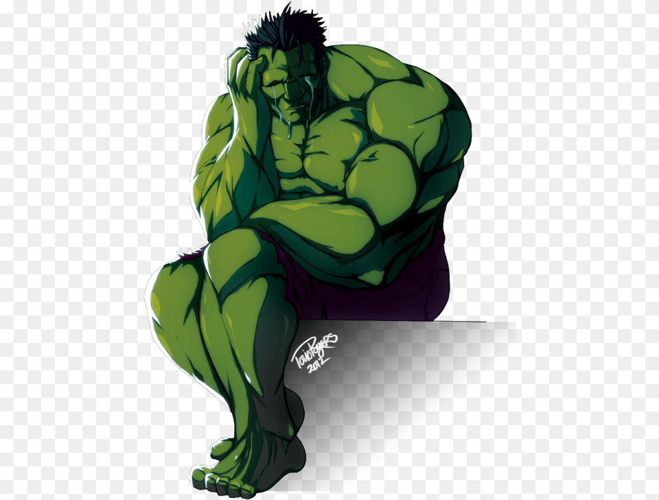 Fine Whatever See If I Care Hulk Sad, Green, Person, Face, Head Png
