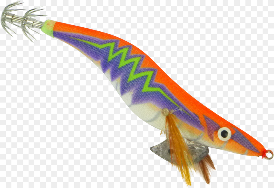 Finesse Rumoika Squid Jig Orange Glow Size 35 2 Pack Fish Products, Animal, Sea Life Png Image