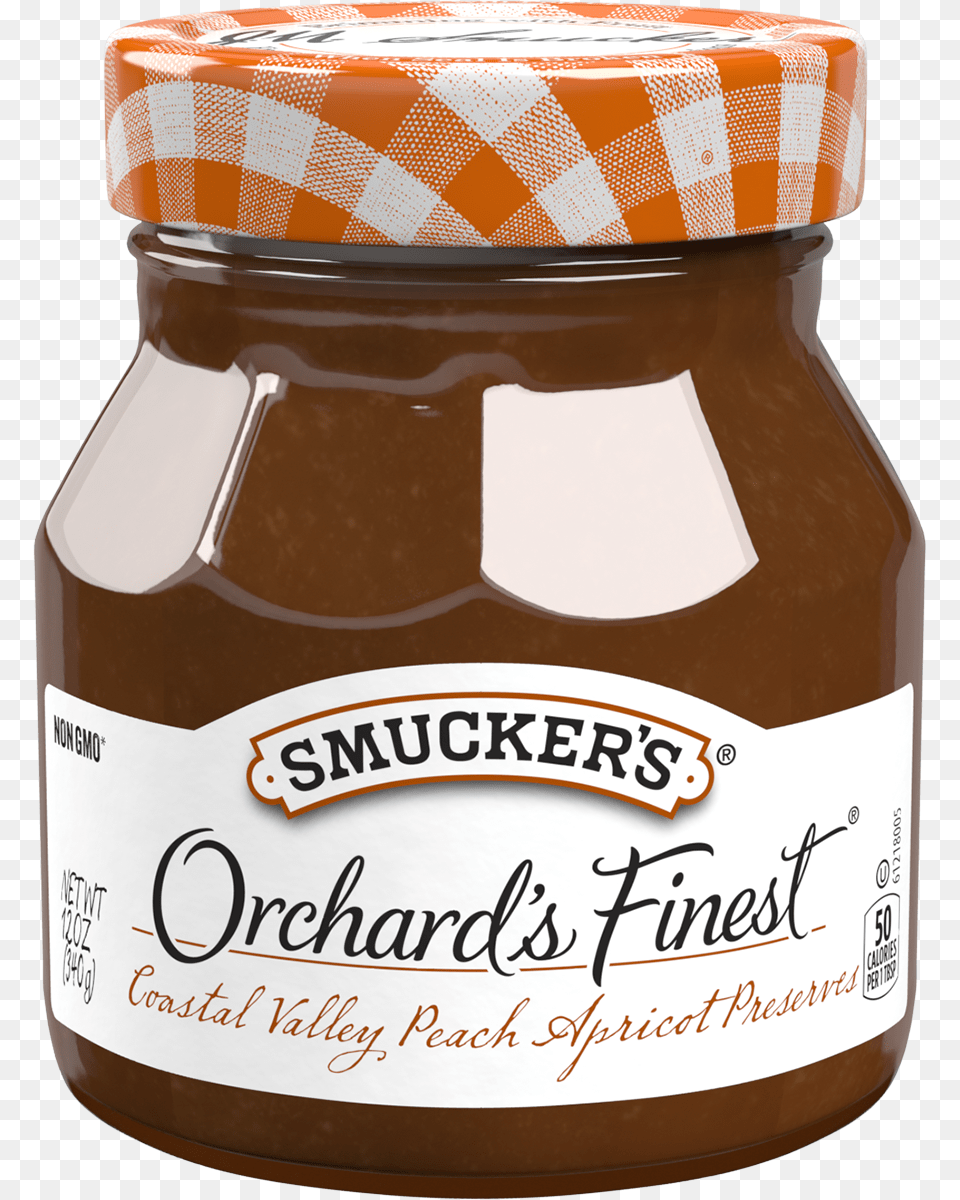 Finest Coastal Valley Peach Apricot Preserves Smucker39s Orchard39s Finest Preserves Michigan Red, Food, Jam, Jar Free Png Download