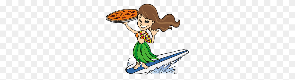 Finest Pizza In Honolulu, Hula, Toy, Adult, Female Png Image