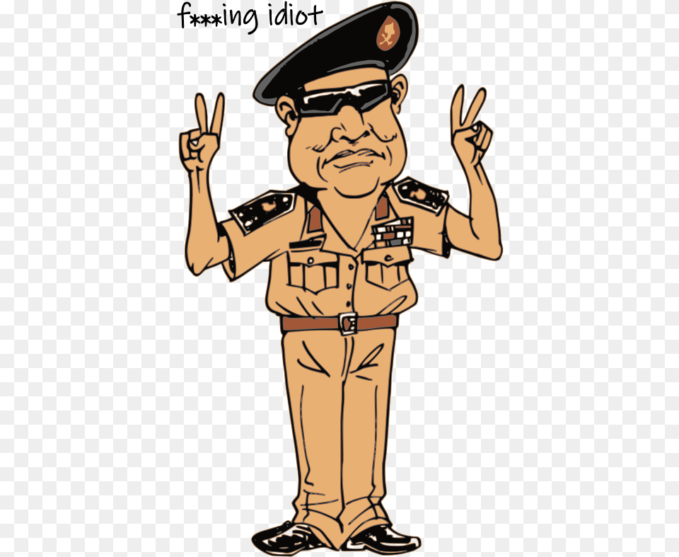 Fing Idiot Sissi Egypte Caricature, Adult, Captain, Male, Man Png Image