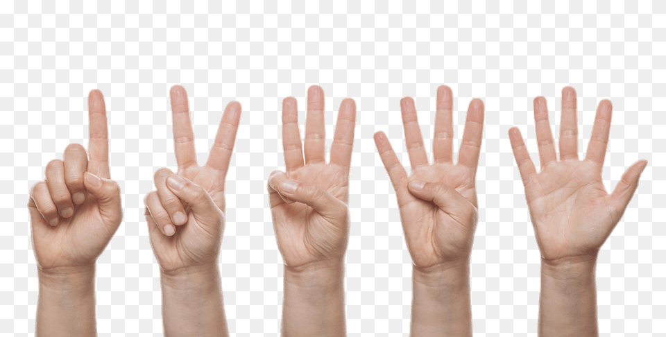 Finger Counting, Body Part, Hand, Person, Wrist Free Png Download