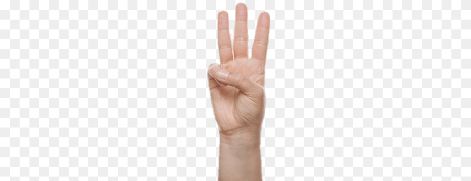 Finger Counting Three Copy, Body Part, Hand, Person, Wrist Free Png Download