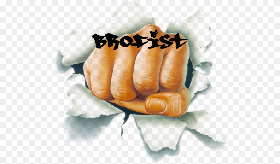 Finger Hand Nail Fist Punching Through Paper, Body Part, Person, Sport, Baseball Free Png
