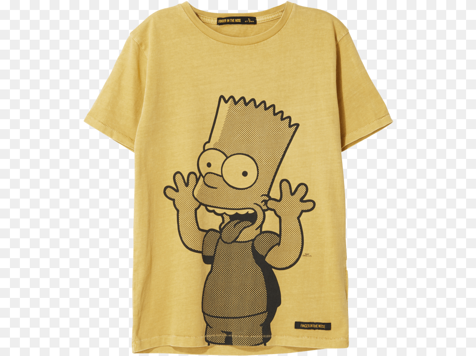 Finger In The Nose Dalton Funny Bart T Shirt, Clothing, T-shirt, Baby, Person Png Image