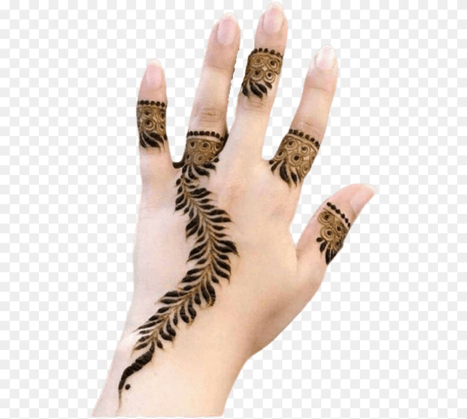 Finger Mehndi Designs For Girls Easy Mehndi Designs Simple Finger Mehndi Design 2019, Hand, Body Part, Person, Hardware Free Transparent Png