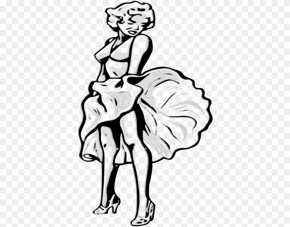 Finger Patrocinador Visual Arts Drawing Cartoon Marilyn Monroe Drawing Easy, Stencil, Person, Art, Modern Art Png