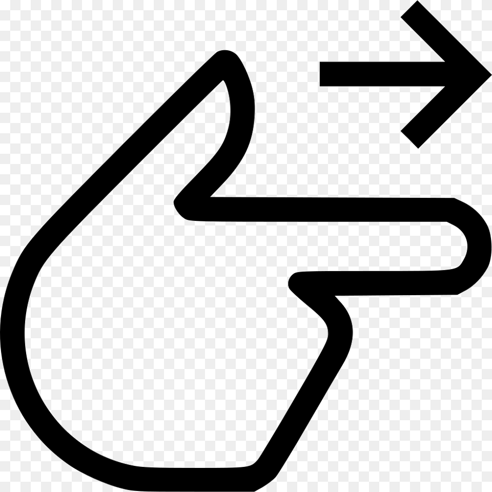 Finger Point Right Icon Download, Symbol, Number, Text, Device Free Transparent Png