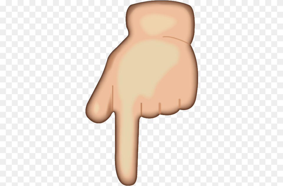 Finger Pointing Down Emoji, Body Part, Hand, Person, Smoke Pipe Png Image