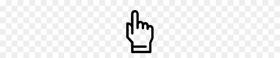 Finger Pointing Icons Noun Project, Gray Png