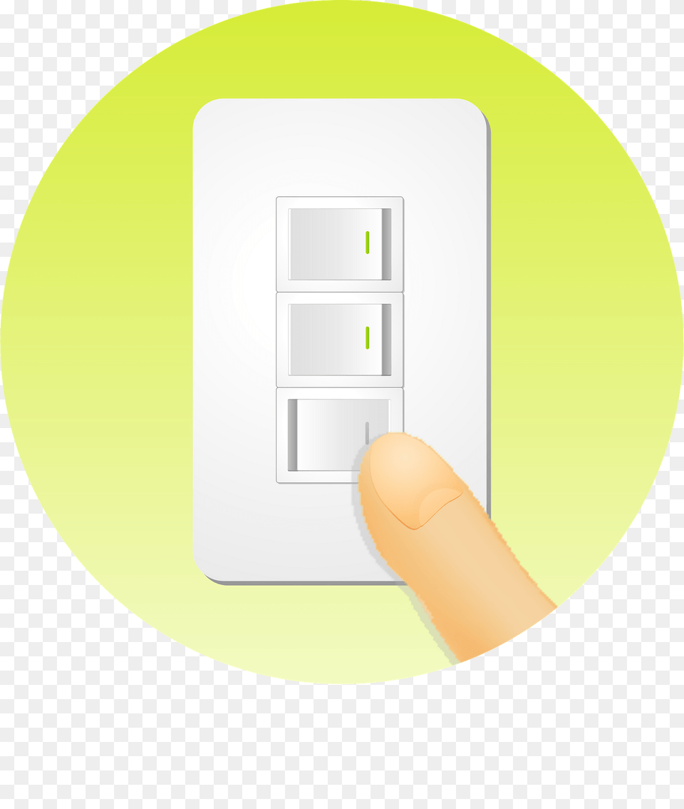 Finger Pushing Switch Off Clipart, Electrical Device, Disk, Body Part, Hand Png Image