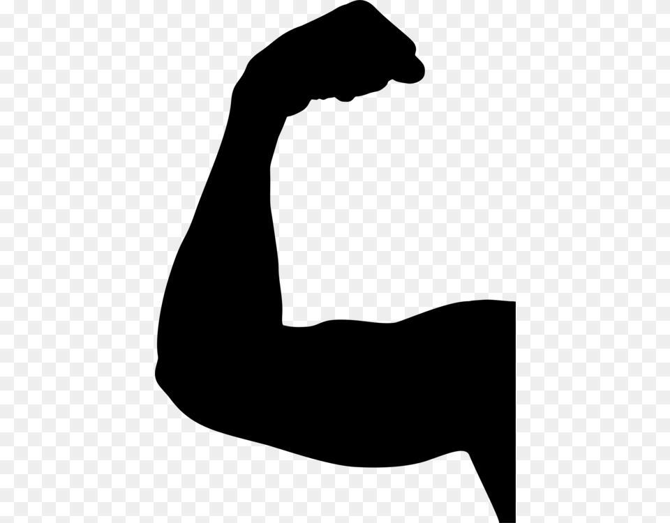 Finger Silhouette Black Shoulder Biceps, Gray Png Image