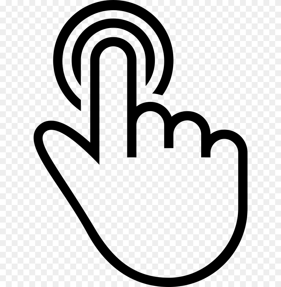 Finger Tap Click Icon, Clothing, Glove, Stencil, Electronics Png