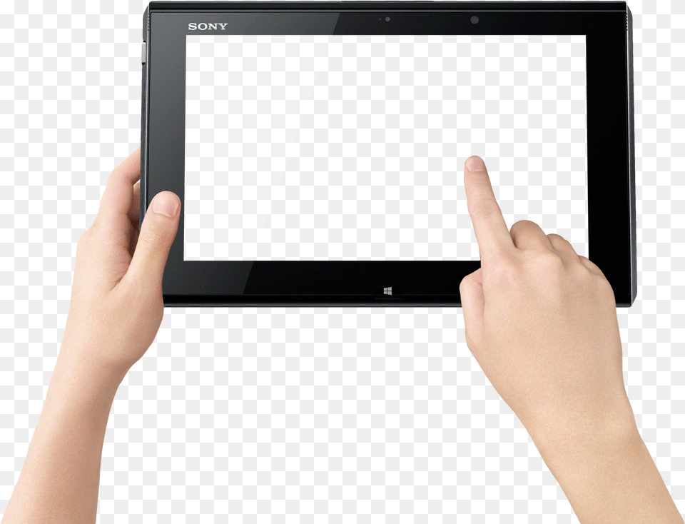 Finger Touch Tablet Computer, Electronics, Tablet Computer, Adult Png Image