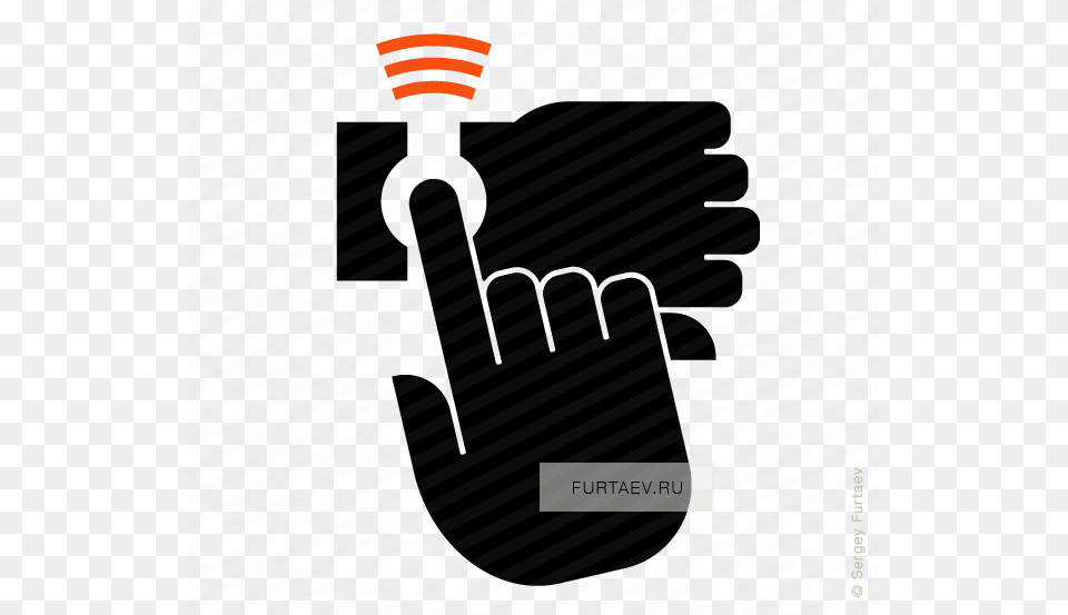 Finger Touching Smartwatch Vector Icon Clip Art Watch Hand Icon, Clothing, Electronics, Glove, Hardware Free Png Download