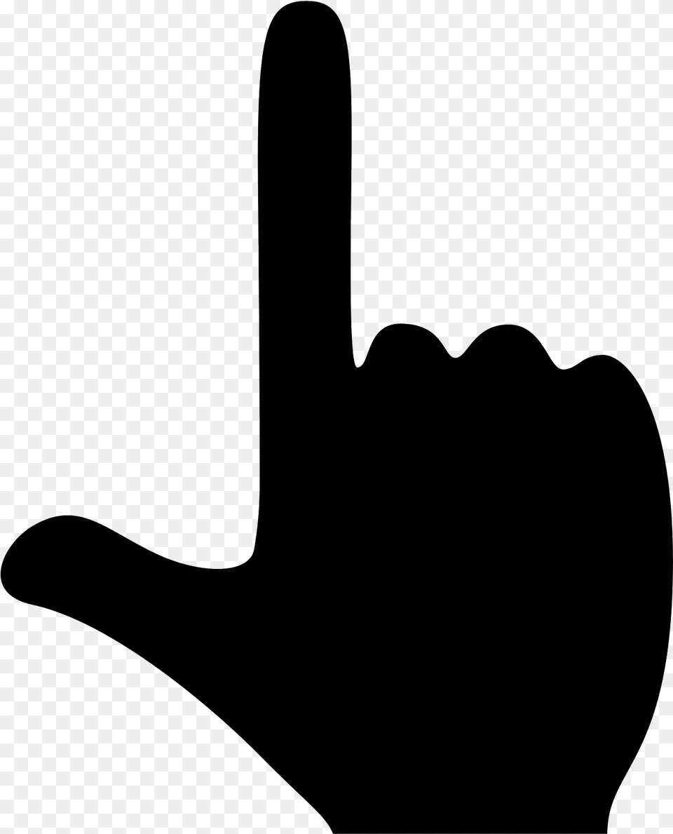 Finger Up Icon Pointing Black Hands Transparent, Gray Free Png