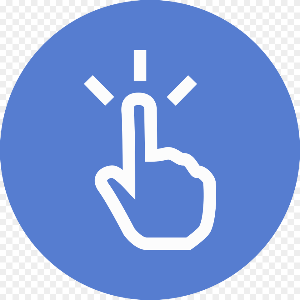 Finger With Circle Icon, Electronics, Hardware, Disk, Sign Free Transparent Png