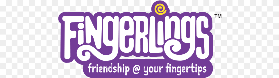 Fingerlings Baby Finger Monkey Toys Fingerlings Logo, Purple, Sticker, Text Free Png Download