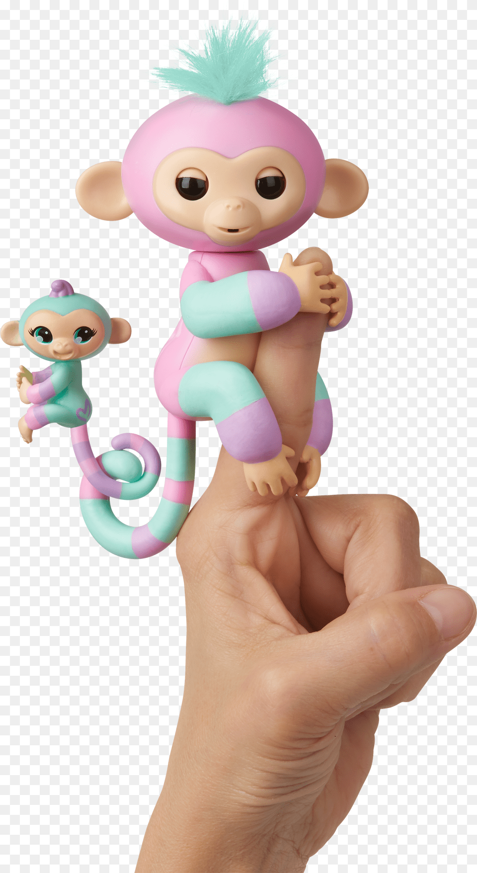 Fingerlings Baby Monkey Amp Mini Bffs, Doll, Toy, Body Part, Finger Png