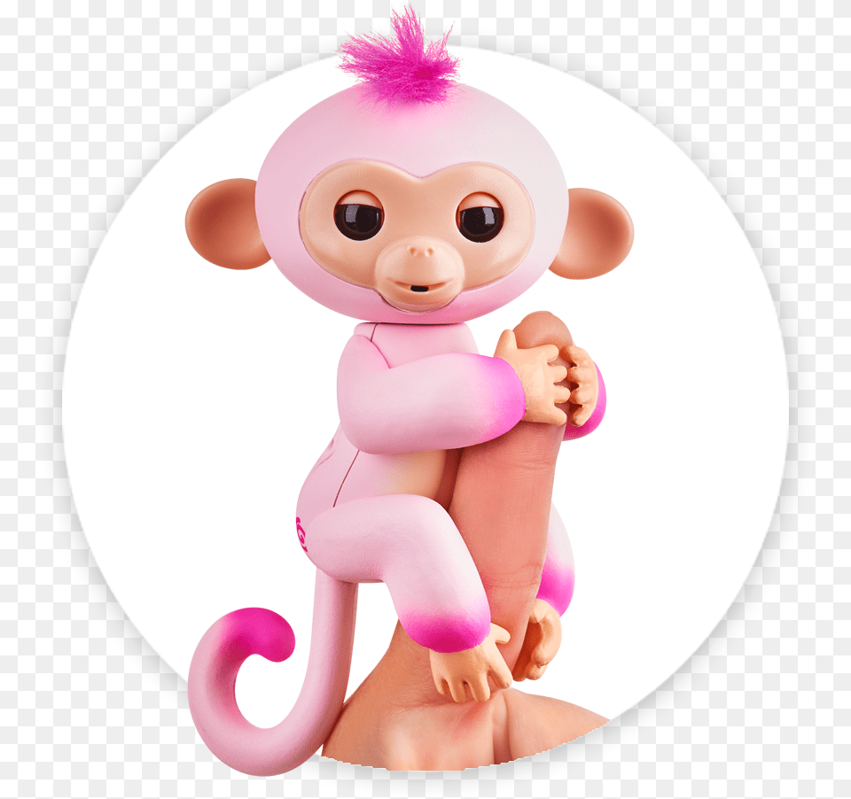 Fingerlings Monkey 2tone Ombre Emma Coolest Christmas Gifts For Girls, Doll, Toy Free Png