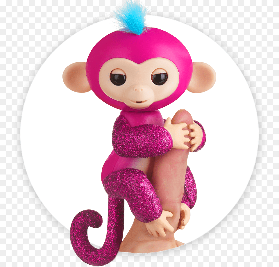 Fingerlings Monkey Glitter Razz Lol Surprise Interactive Pets, Doll, Toy, Baby, Person Free Png Download