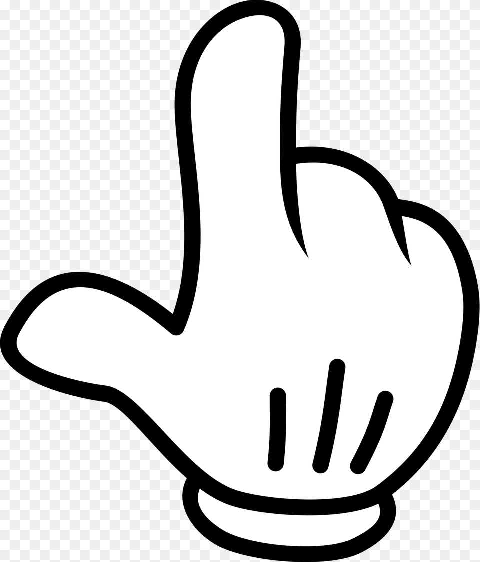 Fingerpoint Mickeys Hand, Clothing, Glove, Hat, Stencil Free Png
