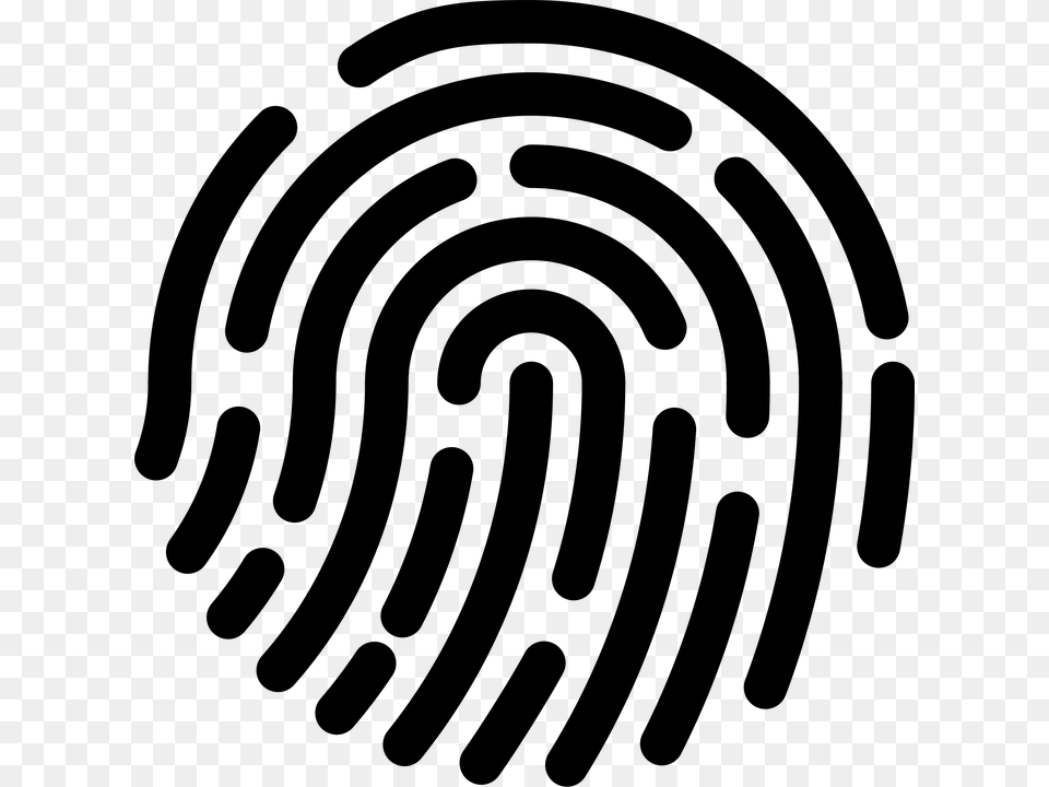 Fingerprint, Gray Free Png Download