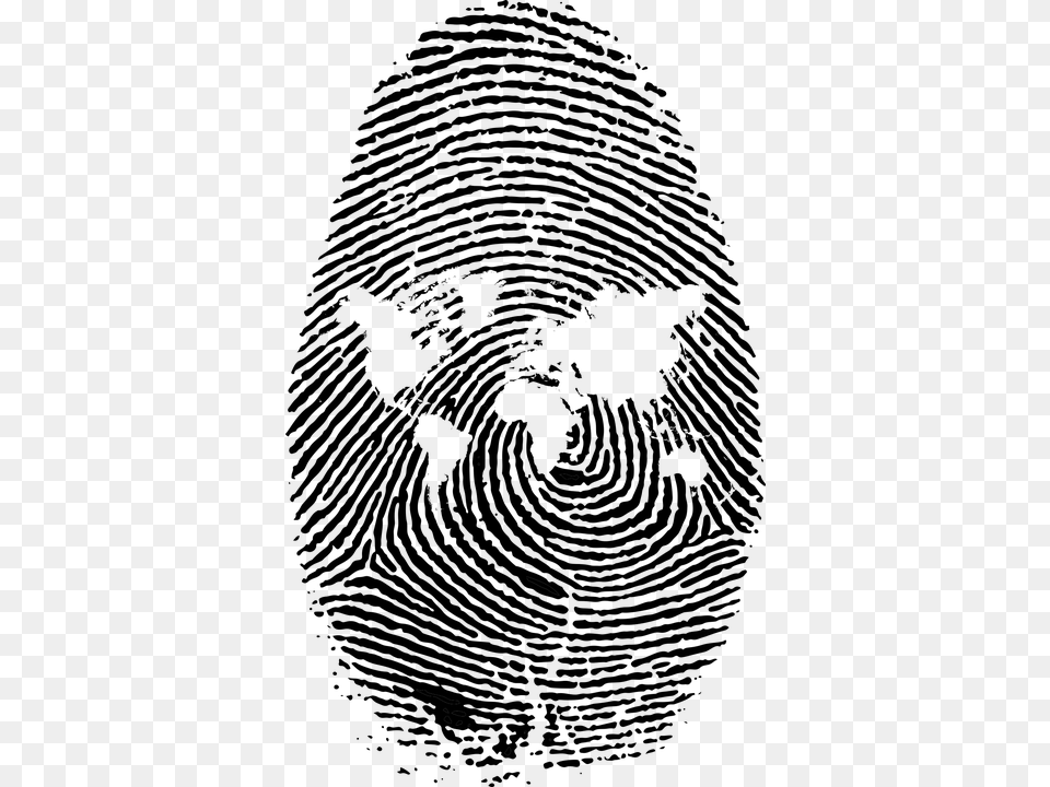 Fingerprint, Gray Free Png