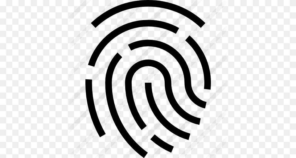 Fingerprint, Gray Png Image