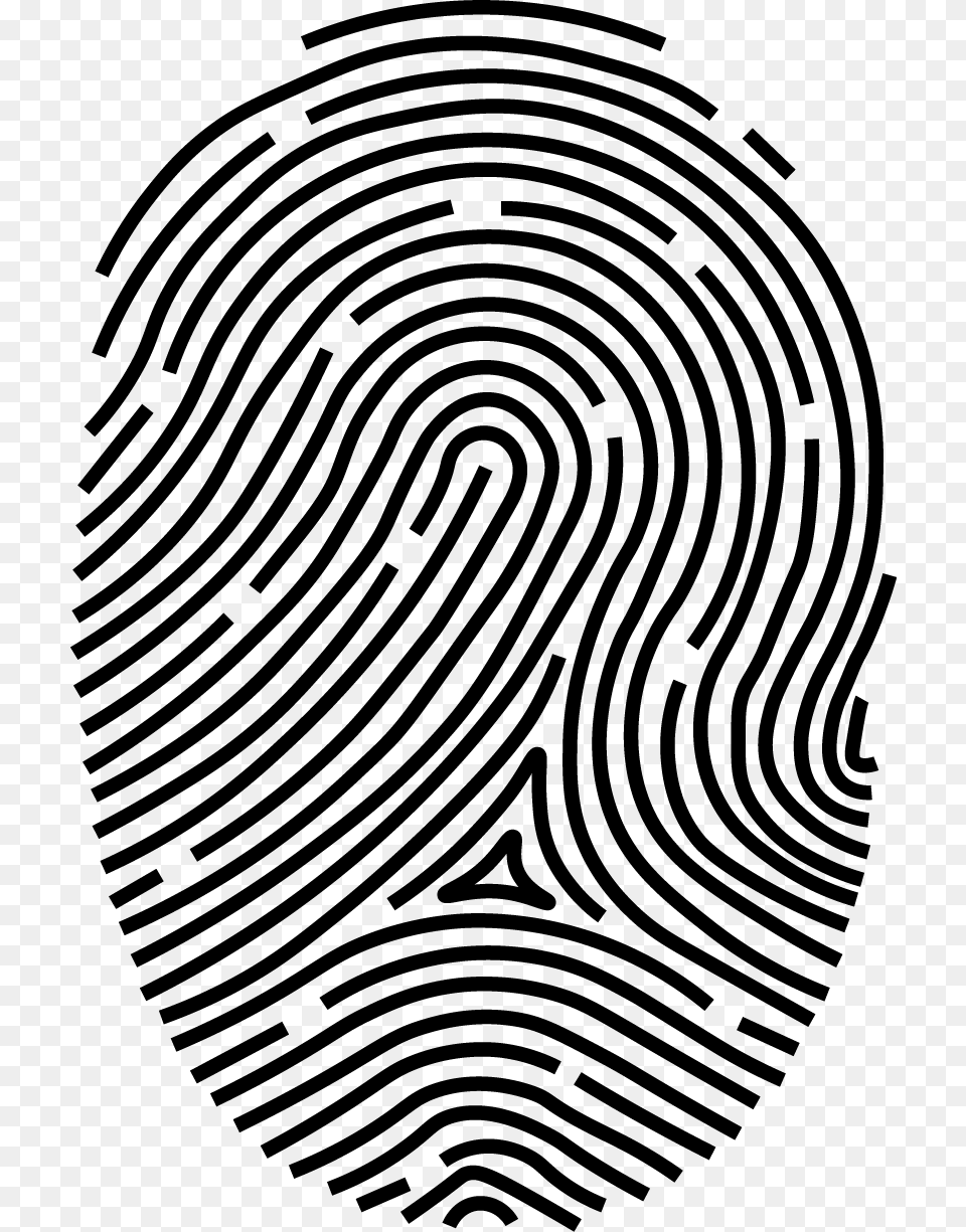 Fingerprint, Gray Png Image