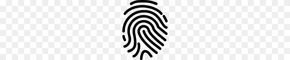 Fingerprint, Gray Png