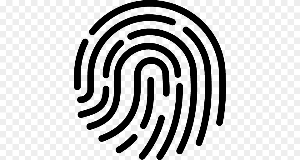 Fingerprint, Gray Free Transparent Png