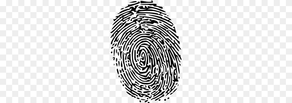 Fingerprint, Gray Free Transparent Png